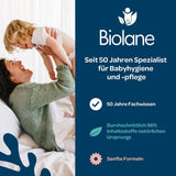 BIOLANE – Baby-Feuchttücher mit 99,9 % Wasser – reines Wasser – Packung mit 12 x 48 Stück (576 Tücher) – für empfindliche Haut – ab der Geburt – parfümfrei – Pflege zum Wickeln und Reinigen von Babys