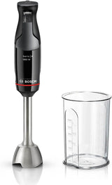 Bosch Standmixer Ergomaster Serie 4, 1000 Watt, Edelstahl-Mixstab, Zerkleinerer, Mix-/Messbecher, Schwarz Kitchen Naty Shop Ergomaster Serie 4