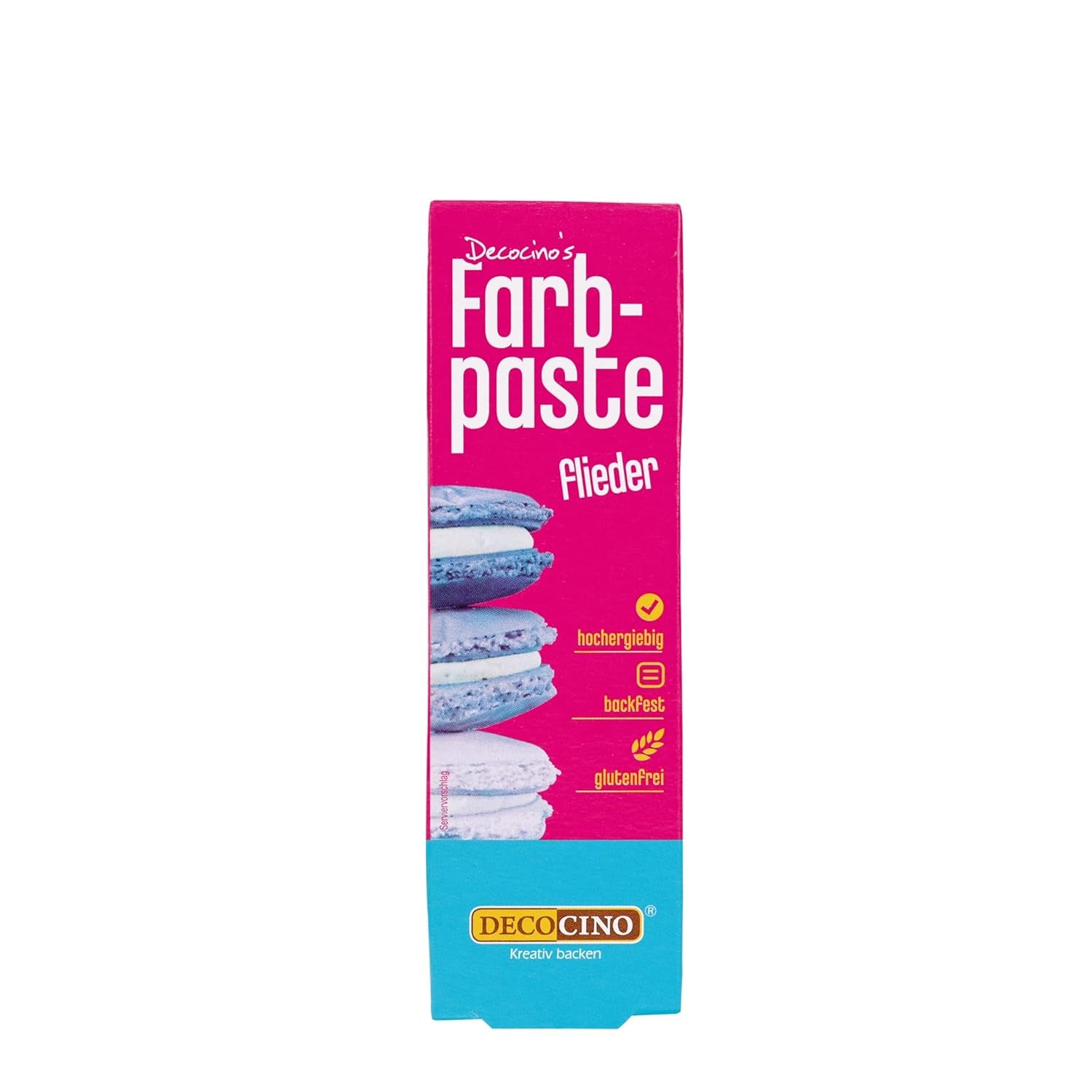 DECOCINO rosa Farbpaste – 20 g – Lebensmittelfarbe, ideal zum Färben von Kuchen, Fondant und Cremes – frei von Azo-Fettsäuren und Gluten