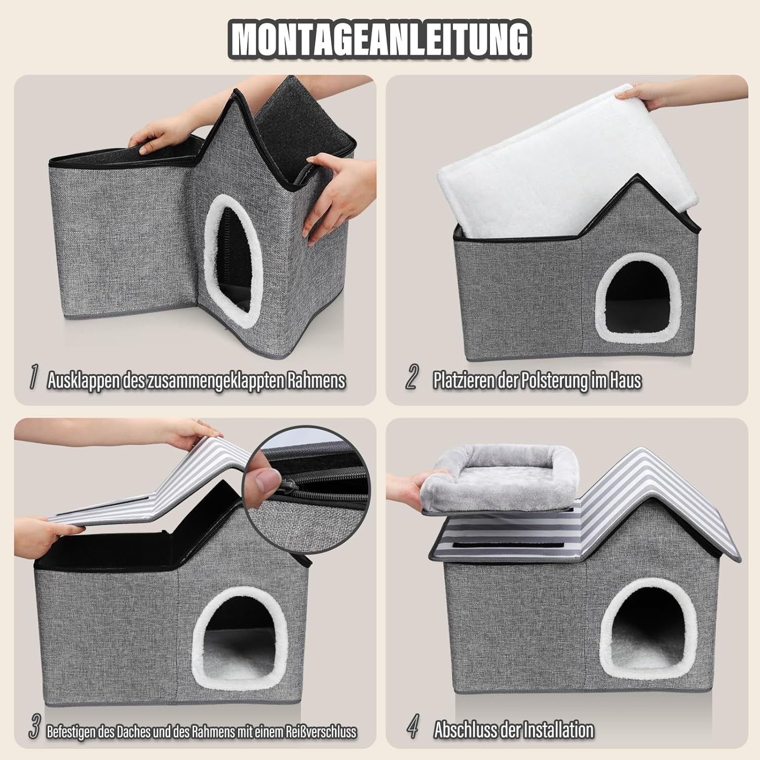 Decken und Möbel, Haustiere, Höhlen und Häuser, Katzen, Katzenbetten, Katzenbetten, Matratzen