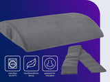Traumnacht Orthopädisches Rücken-/Lendenkissen mit viskoelastischem Schaumstoffkern und hautfreundlichem Microfleece-Bezug, Öko-Tex zertifiziert, hergestellt nach deutschen Qualitätsstandards