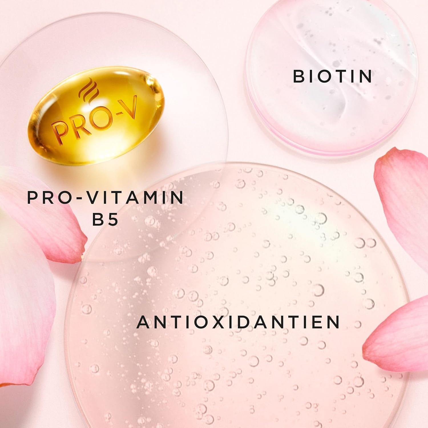 Pantene Pro-V Lift & Volume Thickening Shampoo mit Biotin, silikonfreies Pantene Shower & Bath