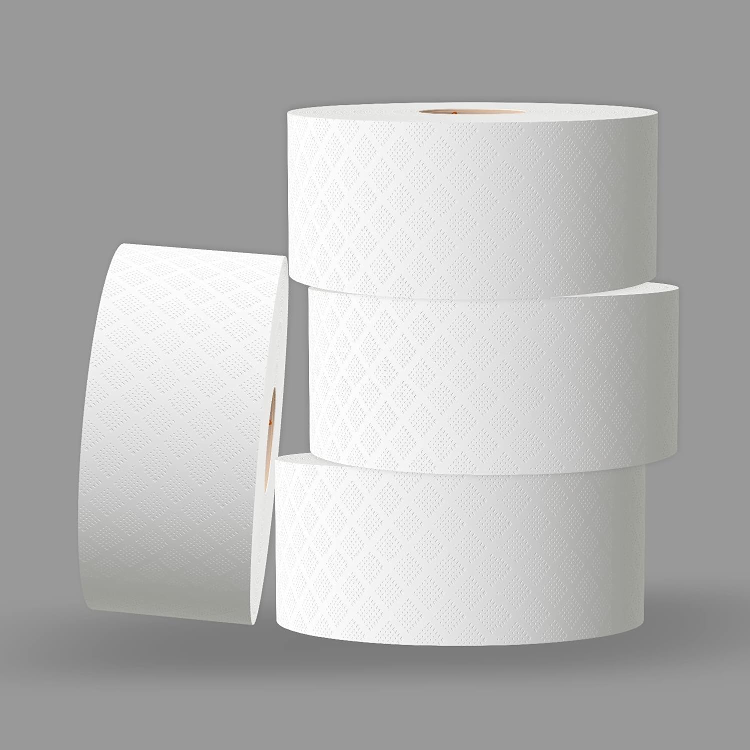 Toilettenpapier Renova Jumbo BLK, 12 Rollen à 170 M, weißes Papier, 2 Lagen