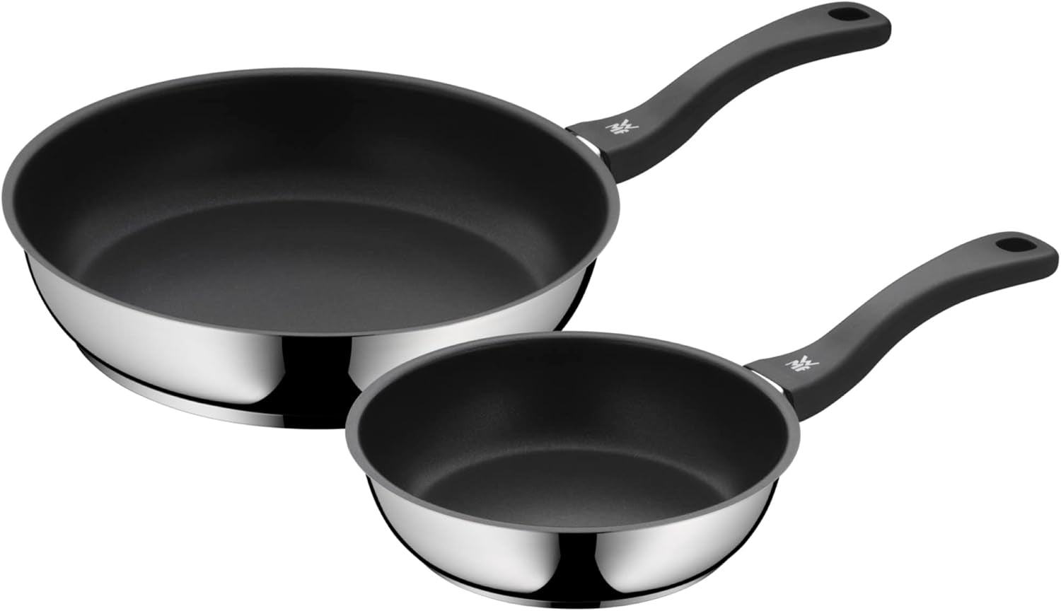 WMF Devil, Induktion, Cromargan beschichteter Edelstahl, Kunststoffgriff Töpfe und Pfannen Naty Shop 28 cm + 2 cm