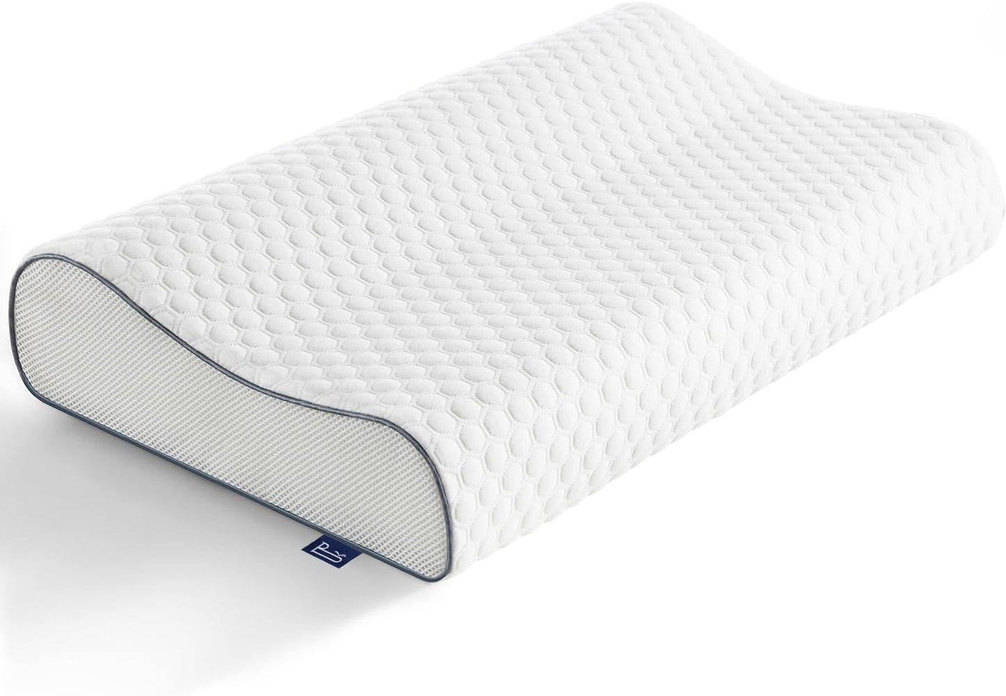 BedStory Memory Foam-Kissen, höhenverstellbares Nackenstützkissen, ergonomisches Kissen, Seitenschläferkissen für Rücken- und Bauchschläfer (60 x 36 x 12/10 cm)