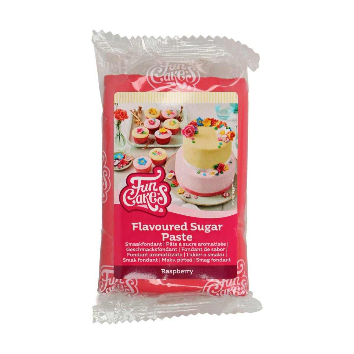Funcakes-Fondant mit Baisergeschmack: Einfach zu verwenden, glatt, flexibel, weich und formbar, perfekt zum Dekorieren von Kuchen, koscher und glutenfrei. 1 kg