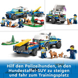LEGO 60369 City Mobiles Polizeihundetraining, Spielzeug-Polizeiauto mit Anhänger, Hunde- und Welpenfiguren, Tierset für Kinder ab 5 Jahren. Bausets Besuchen Sie den LEGO-Store
