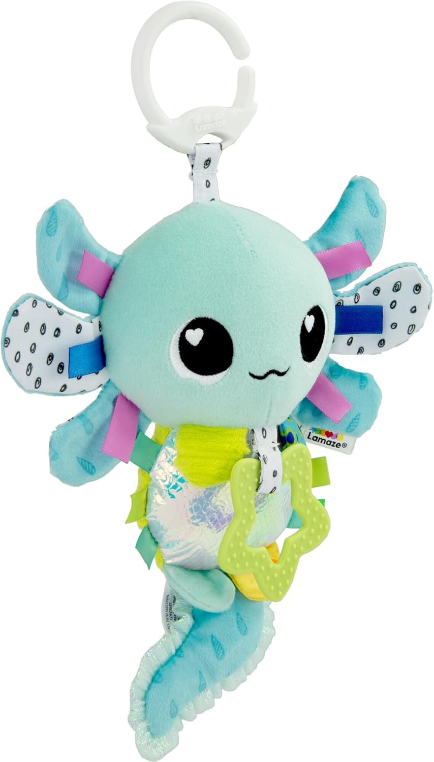 LAMAZE Alise Axolotl – Clip & Go-Kinderwagenspielzeug – sensorisches Spielzeug für Babys – Frühlernspielzeug für 0–6 Monate – fachmännisch für Neugeborene entwickelt – Babyparty-Geschenke. Bebe Naty Shop Toys Standardtitel