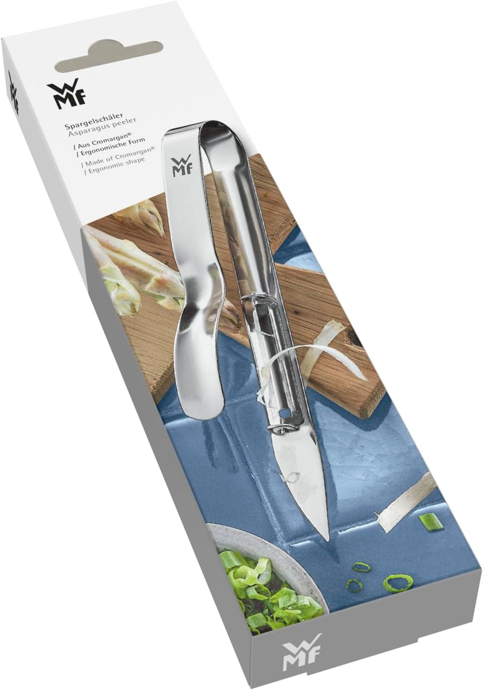 WMF Gourmet Spargelschäler 17 cm, Edelstahl Cromargan Spargelschäler Naty Shop