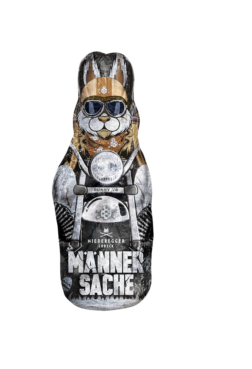 Niederegger | Osterhase aus Marzipan | Für Männer | 1 x 100g | Marzipanfigur überzogen mit dunkler Schokolade | Osterhase | Ostergeschenk