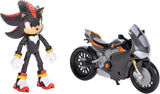 Sonic 3 The Movie Shadow Figur, 15 cm, beweglich, inklusive Shadow Mobile von Jakks Pacific, Akustik, Schwarz Actionfiguren Naty Shop