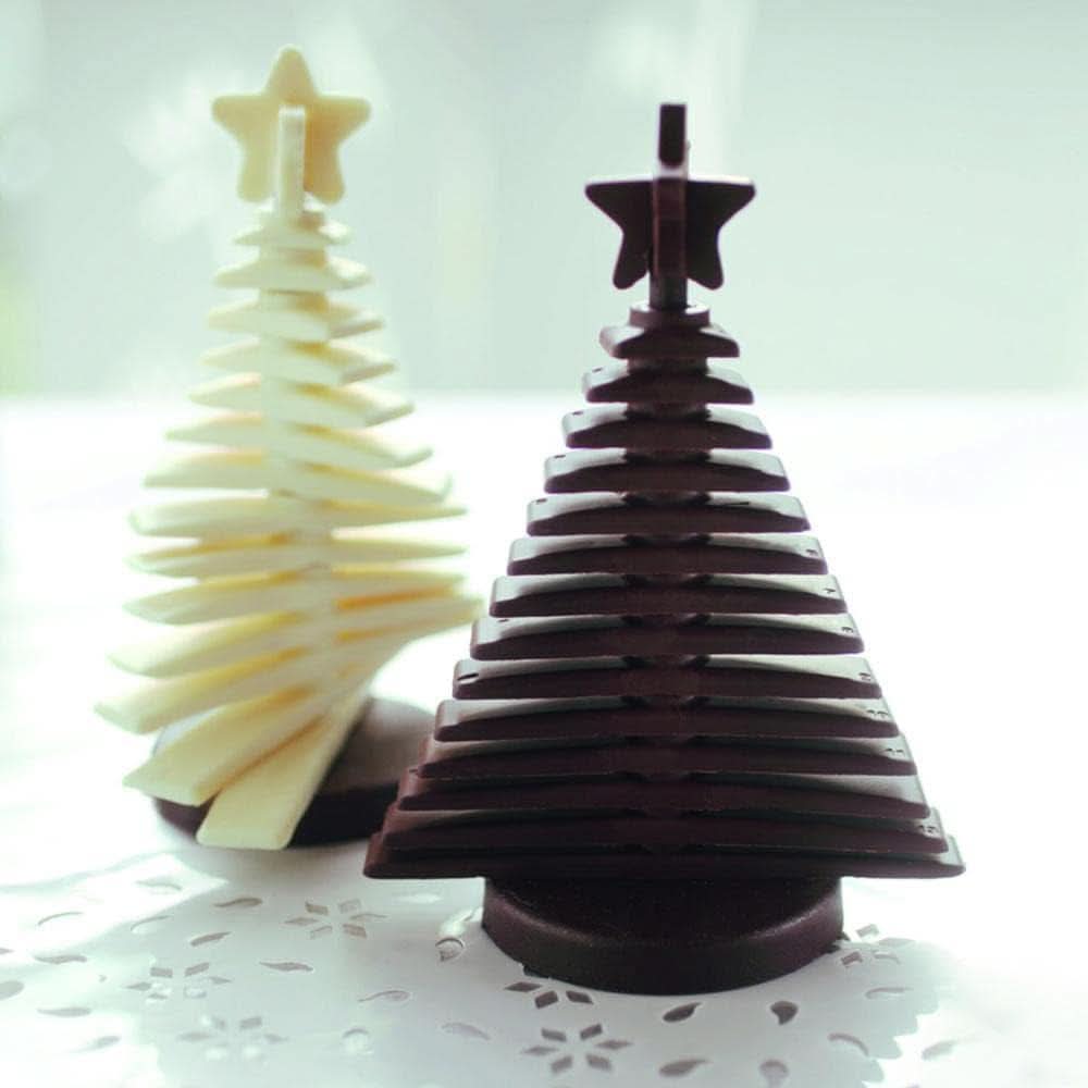 Silikomart 22.151.77.0065 C3D 01, Schokoladenbaum 3D-Küche Naty Shop