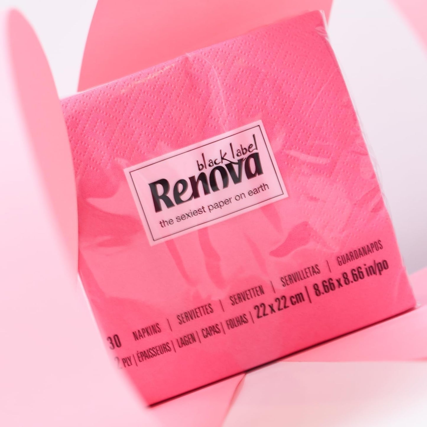 Renova Cocktailservietten, Fuchsia, 30 Servietten