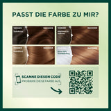 Garnier Nutrisse Permanente Pflege-Haarfarbe mit pflegenden Fruchtölen, 8 Wochen Halt, Farbe Ultra Crème Tint 053 Samtbraun (3er-Pack), Naty Shop Haarfarbe