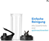 Nutribullet Personal Blender, Der leistungsstärkste Mixer Für Eine Portion, 1000 Watt Und Leiser Motor, 900 Ml Becher Aus Tritan Renew, Leuchtende Touch-Bedienknöpfe, Dunkel Grau Bucatarie Naty Shop
