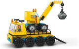 LEGO 60391 City Baufahrzeuge und Abrissbirne, Kran, Bagger, Muldenkipper und Transportfahrzeuge, Spielzeug, Lernspielzeug für Kinder ab 4 Jahren. Bausets. Besuchen Sie den LEGO-Store