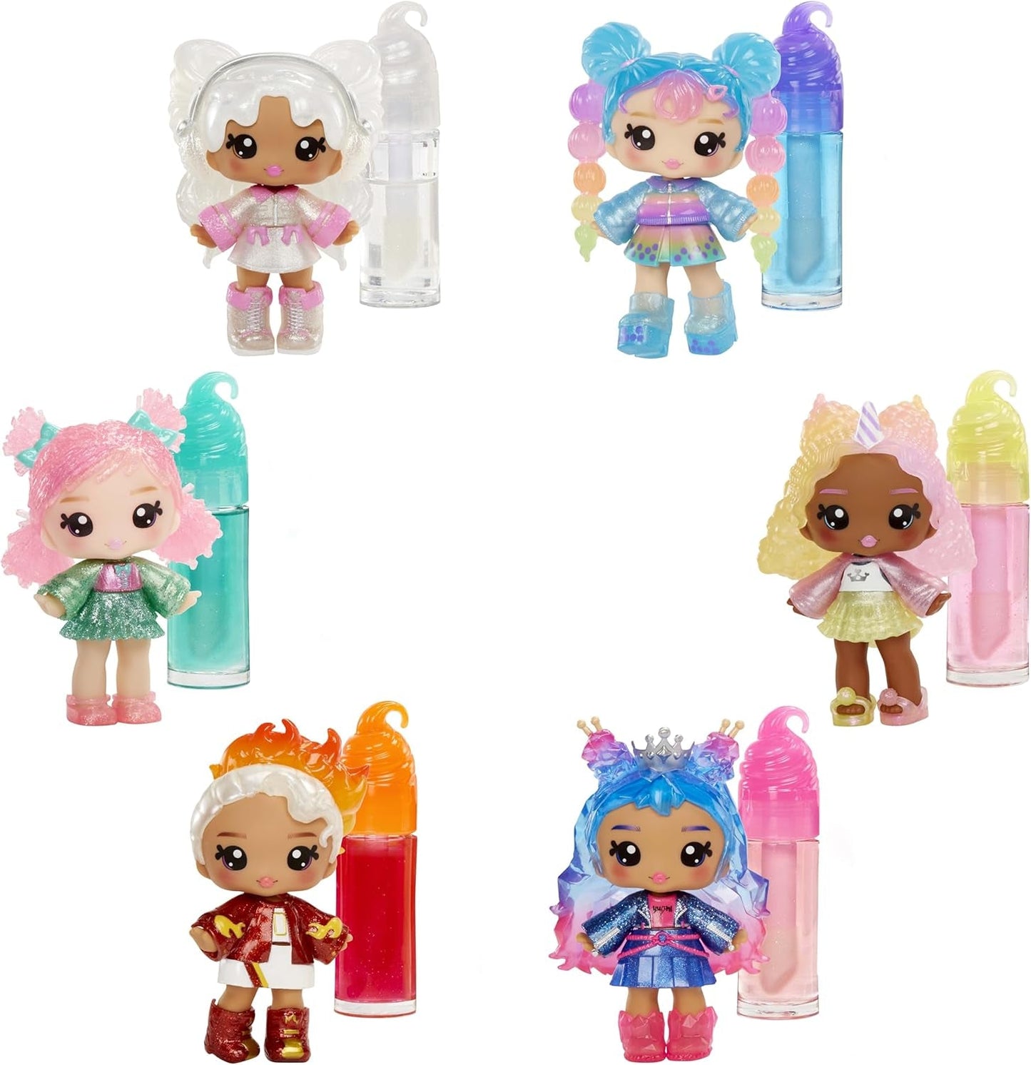 Yummiland Lipgloss-Puppe – Susie Sour Straw – inklusive DIY-Lipgloss-Set, geeignet für Kinder ab 4 Jahren, Serie 2