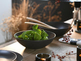 Creatable, 30007, Soft-Touch-Serie, 2-teiliges Geschirrset, Steinzeug-Salatset, spülmaschinen- und mikrowellengeeignet, hergestellt in Portugal
