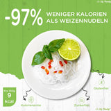 Elf-Family 6 Boxen (12 Stück) Bio-Konjak-Shirataki-Nudeln mit extrem niedrigem Kohlenhydratgehalt, vegan, glutenfrei – 1,62 kg, ohne Kohlenhydrate/Keto/kalorienarm/fettfrei/zuckerfrei, Instant-Nudeln – Spaghetti und Fettuccine