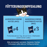 Felix So gut wie es aussieht, Nassfutter für Katzen in Gelee mit Huhn, 26er Pack (26 x 85 g)