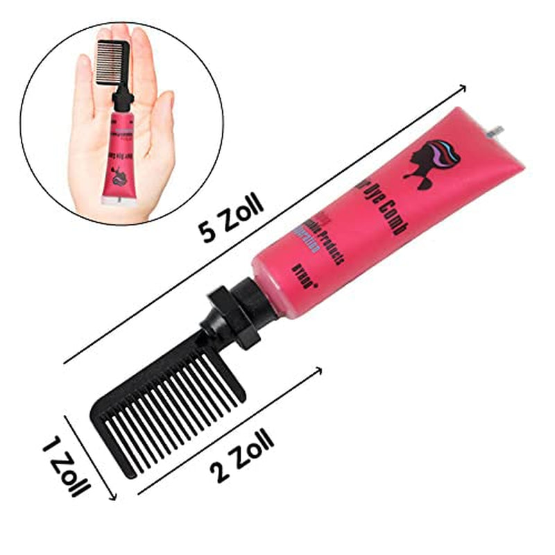 Byhoo 6 Stück temporäre Haarfarbe für schwarzes Haar, Haarkreide, waschbare Haarfarbe, Geschenkidee für Mädchen, Geburtstagsgeschenk für Teenager. Naty Shop Haarfärbemittel