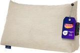 Traumnacht Cozy Rückenkissen, Lesekissen, 70 x 40 cm beige, abnehmbarer und waschbarer Bezug aus 100 % Polyester, praktische Seitentasche, Öko-Tex zertifiziert, nach deutschen Qualitätsstandards produziert