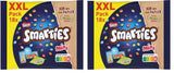 Nestlé SMARTIES Mini XXL Beutel, schokoladenfarbene Linsen, ideal zum Teilen und Genießen mit Familie und Freunden, natürliche Farben, recycelbare Verpackung, 2er-Pack (1 x 259 g)
