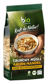 Knuspriges Müsli mit Beeren Biozentrale | 375 g Bio-Müsli | Ideal zum Frühstück und für die Tasse Müsli zum Mitnehmen | Eine Alternative zu Müsliriegeln
