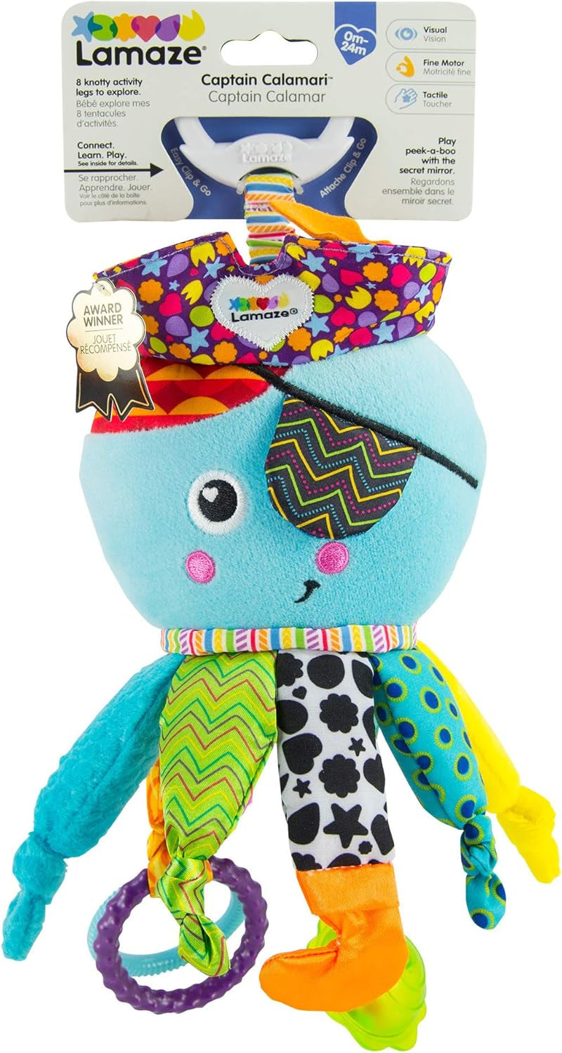 Lamaze Kinderspielzeug Captain Squid, Octopus Pirat Clip & Go, hochwertiges Spielzeug für Kleinkinder & Diego Kinderspielzeug, fliegender Drache Clip & Go, hochwertiges Spielzeug für Kleinkinder Bebe Naty Shop Toys