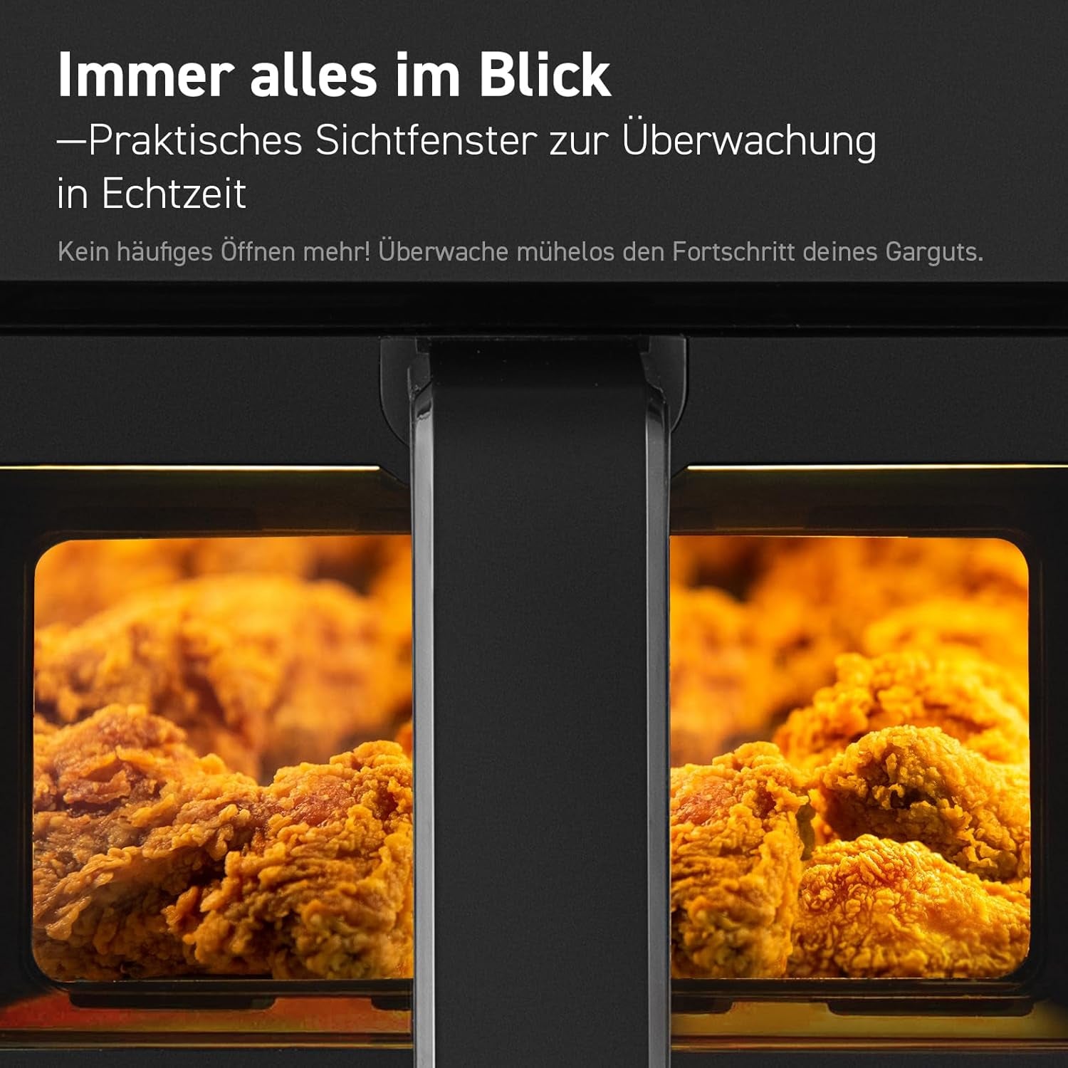 COSORI Heißluftfritteuse Airfryer, 12-in-1 Heißluftfritteuse XXL 6,2 l, Heißluftfritteuse mit Sichtfenster und Rührerinnerung, 80 Rezepte, Haushaltsgeräte, Naty Shop
