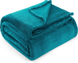 Utopia Bedding Kuschelige Fleecedecke [228 x 228 cm, grau], weiche, leichte, warme und flauschige Decke, bequeme und atmungsaktive Decke für Bett, Sofa, Couch, Betten und Decken. Besuchen Sie den Utopia Bedding-Store, türkis, 150 x 200 cm