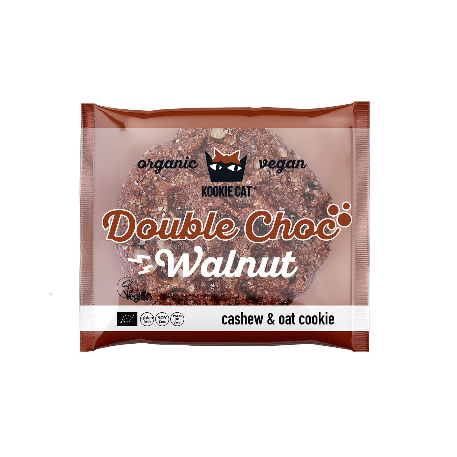 Doppelnussschokolade – Vegan, glutenfrei, sojafrei, Bio-Cashew- und Haferkekse – 12 x 50 g Multipack (2er-Pack)