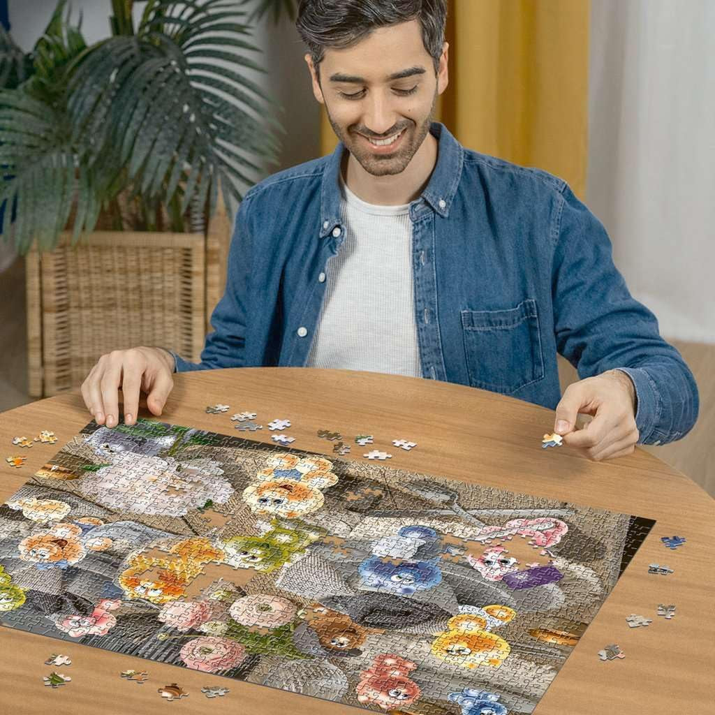 Ravensburger Puzzle 12000788 – Gelini deckt den Tisch – 1000-teiliges Puzzle für Erwachsene und Kinder ab 14 Jahren, Puzzle Naty Shop