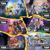 LEGO NINJAGO Jay Battle Mech, Ninja-Spielzeug für Kinder mit Figuren, einschließlich Jay-Minifigur mit Mini-Katana, Actionfiguren und Mech, kleines Geschenk für kreative Jungen und Mädchen ab 6 Jahren 71805 Bausets Besuchen Sie den LEGO-Store
