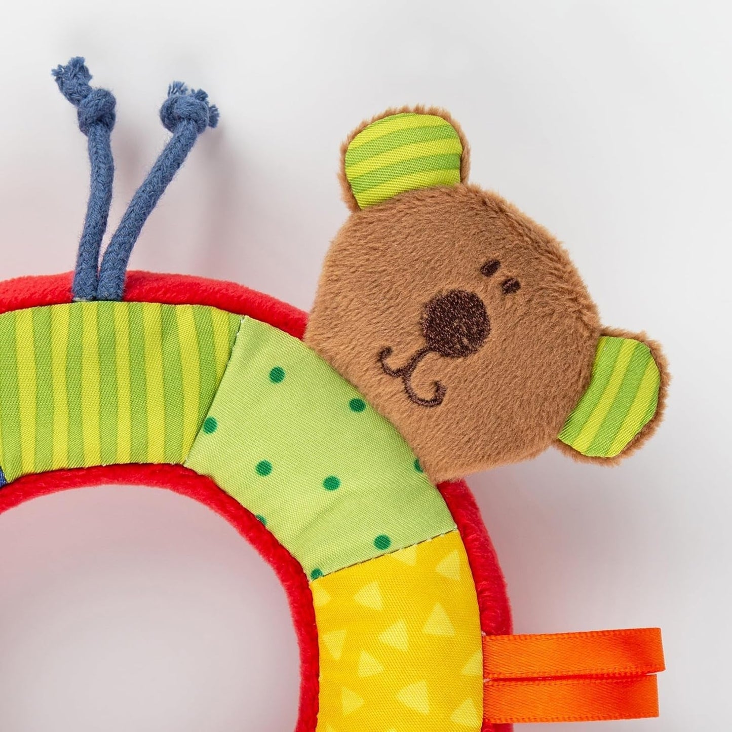 SIGIKID 40490 Aktivring Baby Activity PlayQ Mädchen- und Jungenspielzeug, empfohlen für Kinder ab 3 Monaten, mehrfarbig Babyspielzeug Naty Shop