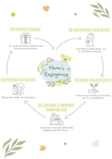 Mama's Coffee Pleasure®binky – Cremoso entkoffeinierte Espressobohnen – natürliche CO²-Entkoffeinierung – leicht trommelgeröstet in Italien – ideal während und nach der Schwangerschaft