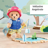 Baby Born Teddy Angler Kostüm mit Angelrute für 43cm Puppen und Teddybär, 835982 Zapf Creation