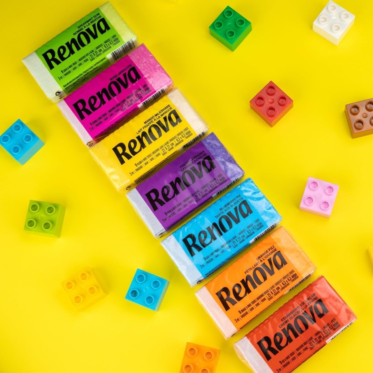 RENOVA ORANGE FIZZ Taschentücher, 6 Packungen
