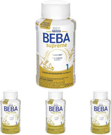 BEBA Nestlé BEBA SUPREME 1 Säuglingsmilch: trinkfertige Flaschen mit Omega 3, 4er Pack (1 x 200 ml)