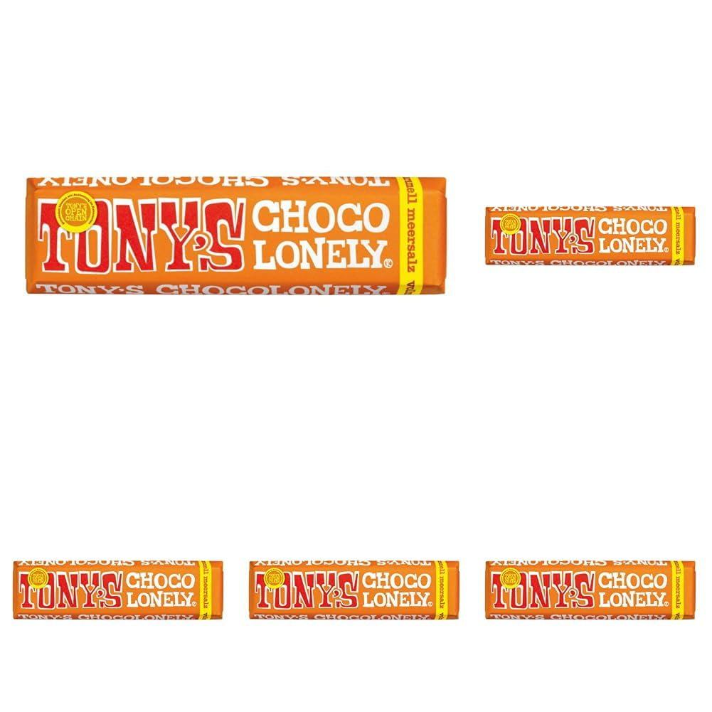 Tony's Chocolonely, Milchschokolade mit Karamell und Meersalz 47g