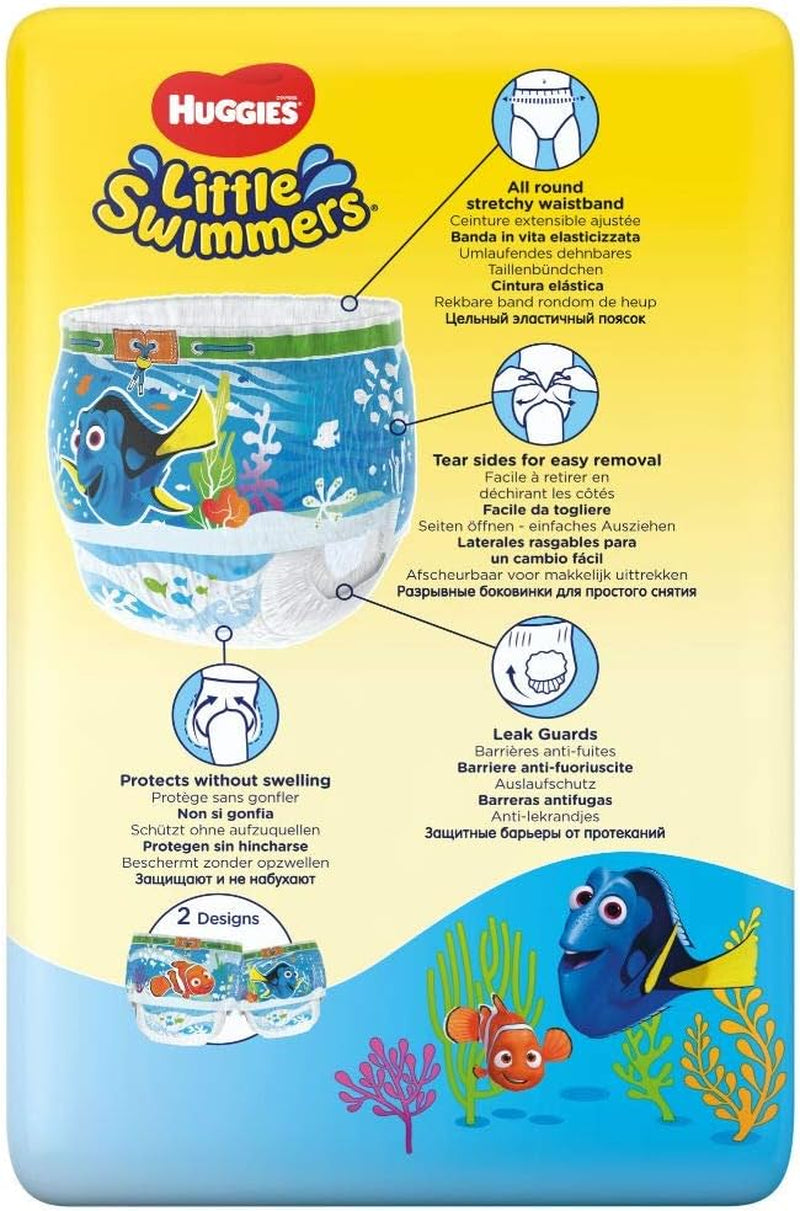 Huggies Little Swimmers Schwimmwindeln, Größe 3–4, 12er-Pack, 7–15 kg
