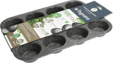 Pure Roq Muffinform für 12 Muffins, Aluminium, schwarze Formen und Backbleche Naty Shop