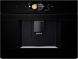 Bosch CTL7181B0, Serie 8 Intelligenter Einbau-Espressoautomat, 45,5 x 59,4 cm, TFT-Touchscreen, sehr leises Mahlwerk mit Keramikantrieb, AutoMilk Clean-Selbstreinigungsfunktion, 2,4 l Wassertank, Schwarz