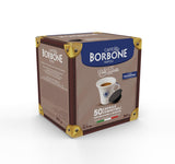 Caffè Borbone Don Carlo Dek Entkofeinierte Kaffeemischung – 50 Kapseln – kompatibel mit Lavazza®* A Modo Mio®* Haushalts-Espressomaschinen