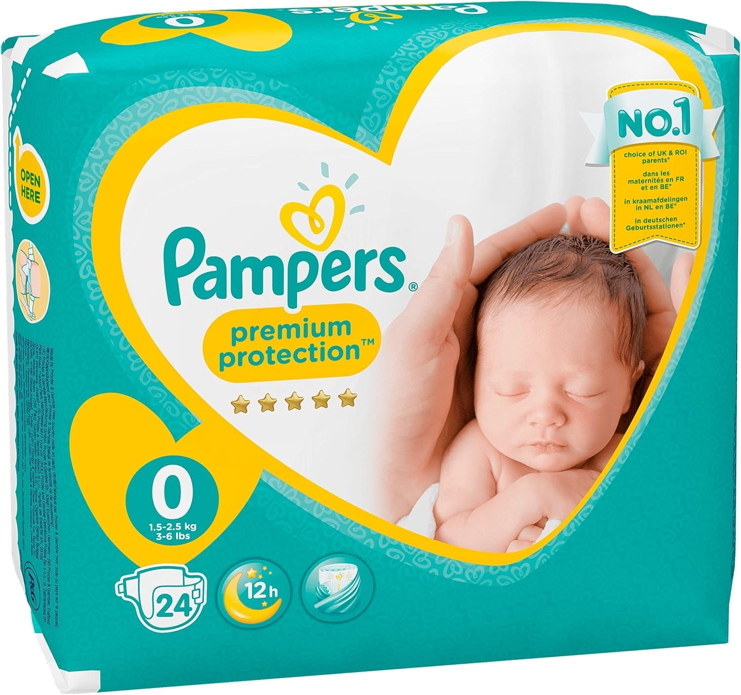 Pampers Premium Protection Pfund, Größe: 0