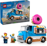 LEGO City Donut Truck – Spielzeug-Imbisswagen mit 2 Polizei-Minifiguren – Konstruktionsspielzeug für Jungen und Mädchen ab 5 Jahren – Geburtstags- und Weihnachtsgeschenkidee 60452 Bausets Besuche den LEGO-Store Standardtitel