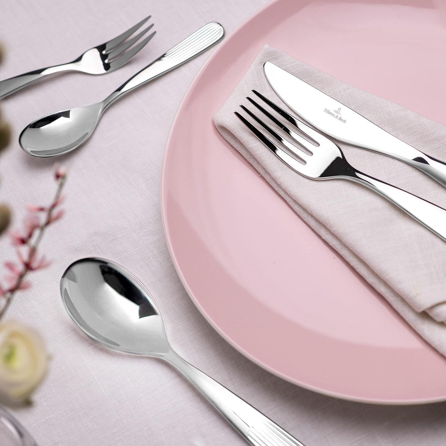 Villeroy & Boch - Rose Garden Besteckset 30-teilig, 6 Personen Kitchen Naty Shop
