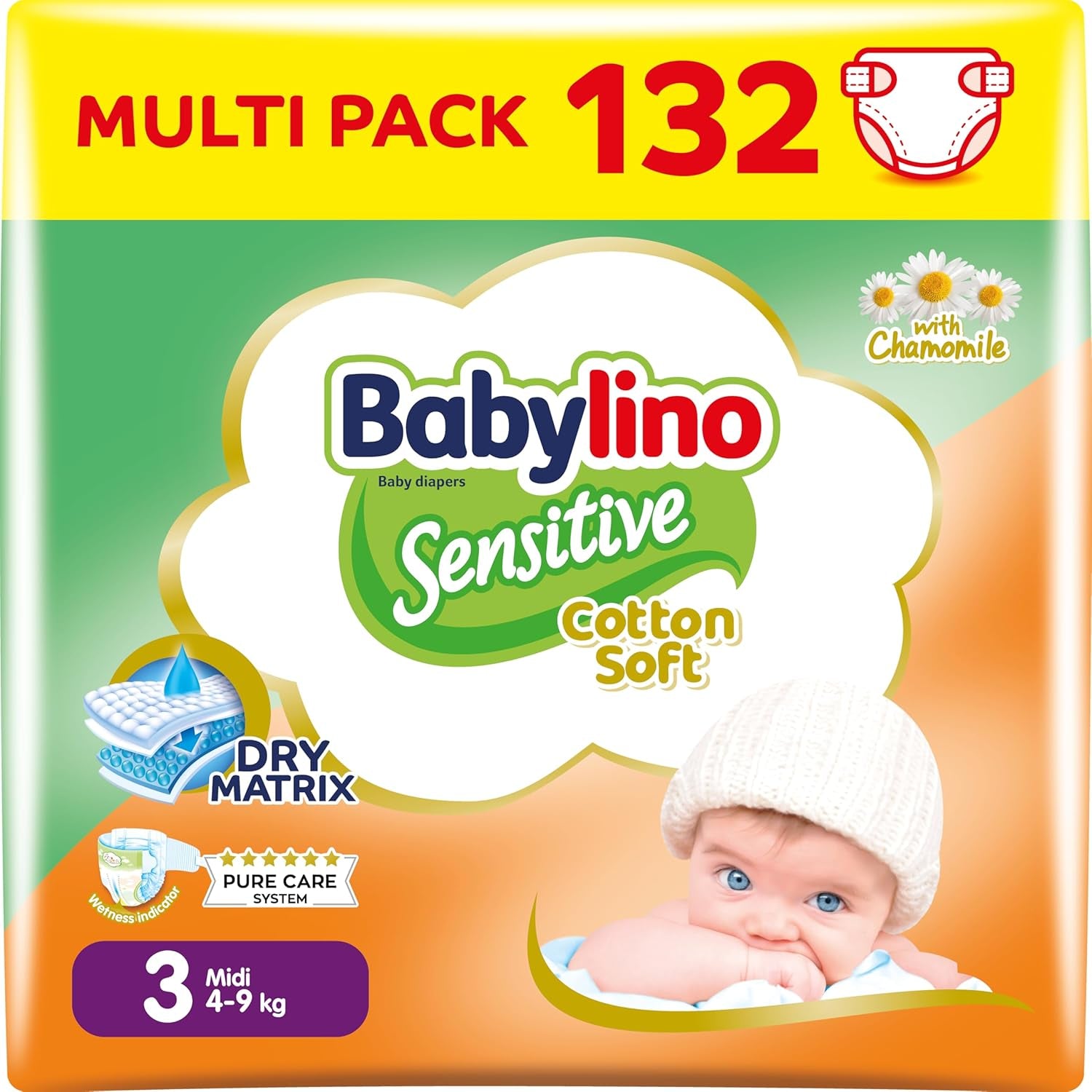 Sensitive Babywindeln, Größe 1, Neugeborene (2-5 kg), 26 Stück