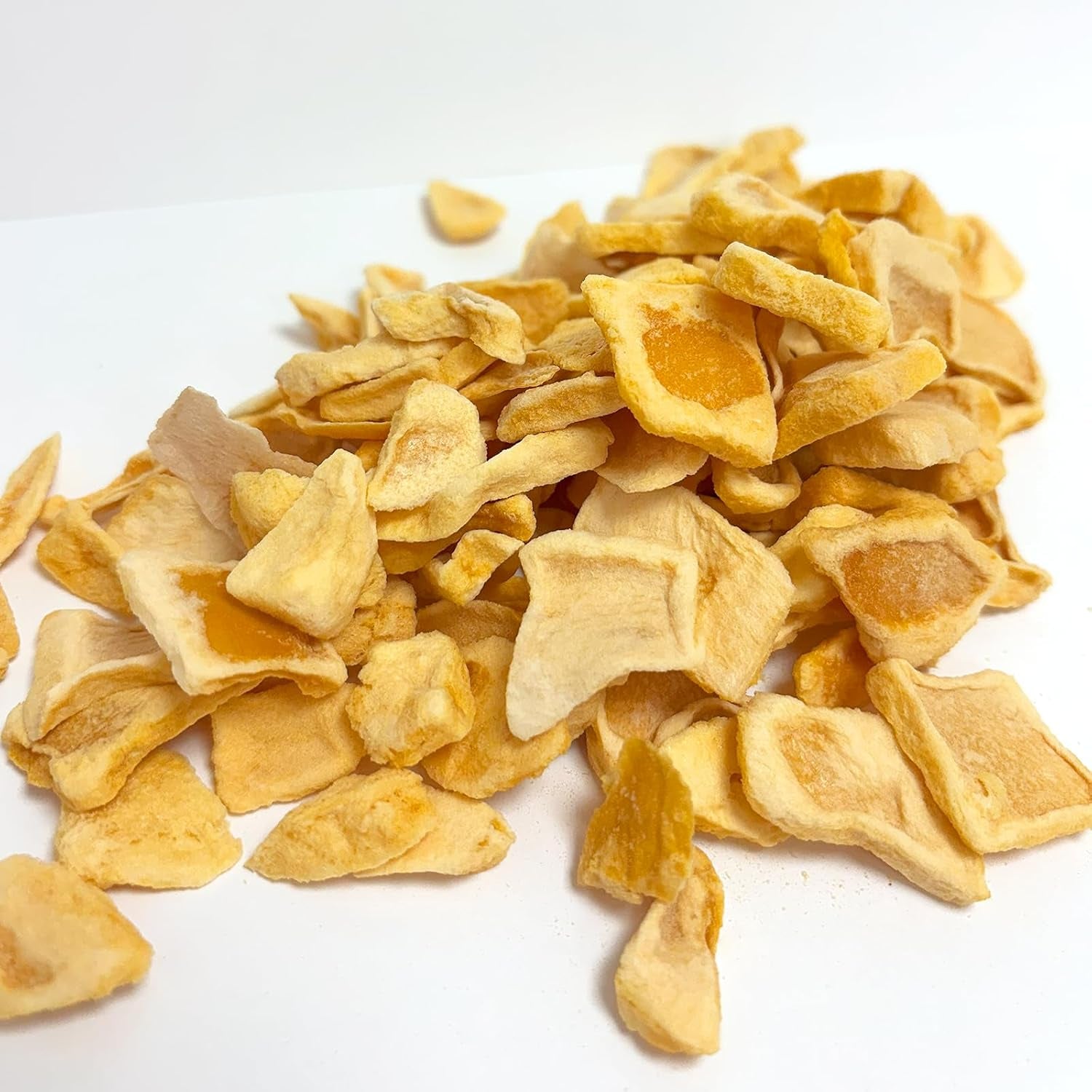 Gefriergetrocknete Mangoscheiben 100g - gefriergetrocknete Mangochips - gefriergetrocknete Trockenfrüchte - gefriergetrocknete Früchte, getrocknete Mango zur Dekoration, Snacks, Smoothies, Desserts Dehydrierte Produkte Naty Shop