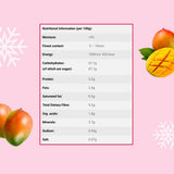 Gefriergetrocknete Mangoscheiben 100g - gefriergetrocknete Mangochips - gefriergetrocknete Trockenfrüchte - gefriergetrocknete Früchte, getrocknete Mango zur Dekoration, Snacks, Smoothies, Desserts Dehydrierte Produkte Naty Shop